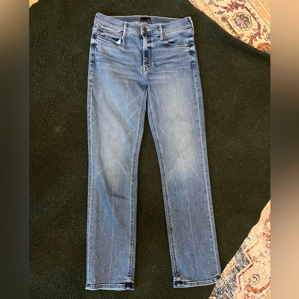 MOTHER DENIM Mid Rise Dazzler Ankle Jeans in We the Animals Size 28
